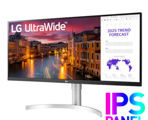 Monitor LED IPS LG 34", 2560x1080, DisplayPort, FreeSync, Vesa, Negru, 34WN650-W