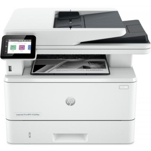 Multifunctionala HP LaserJet Pro MFP 4102dw, Laser, Monocrom, Format A4, Duplex, Retea, Wi-Fi