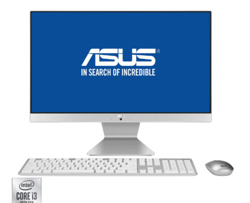 ASUS V222FA AIO, Intel Core i3-10110U  frecventa 4.10 GHz turbo, 21.5inch, RAM 8GB, 256GB SSD