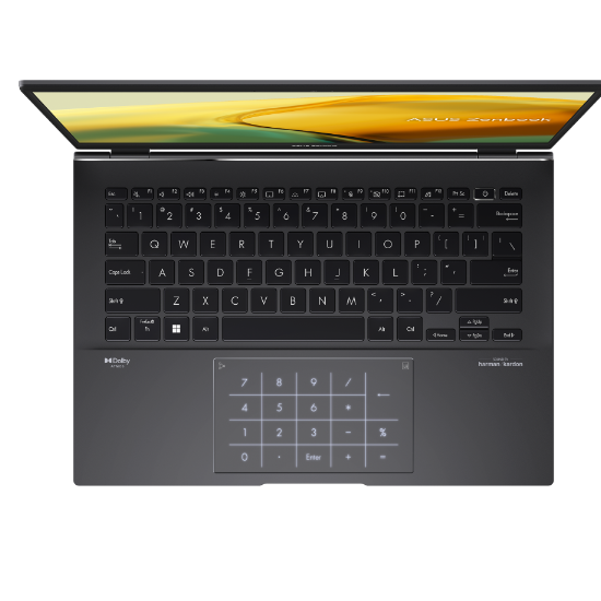 Laptop ASUS ZenBook 14 UM3402YA-KP680, AMD Ryzen 7 7730U, 14inch, RAM 16GB, SSD 1TB, AMD Radeon Graphics, No OS, Jade Black - imagine 3