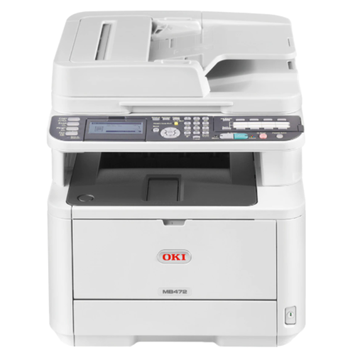 Multifunctional 4 in 1 OKI MB472dnw laser monocrom,  duplex A4, retea si Wireless, scaner color A4, fax