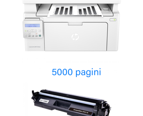 cartus black HP CF217H (cip XL 5000pagini) compatibil