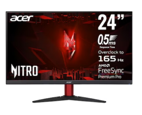 Monitor Gaming LED IPS Acer 24", FHD, 165Hz, 0.5ms, FreeSync Premium, HDR10