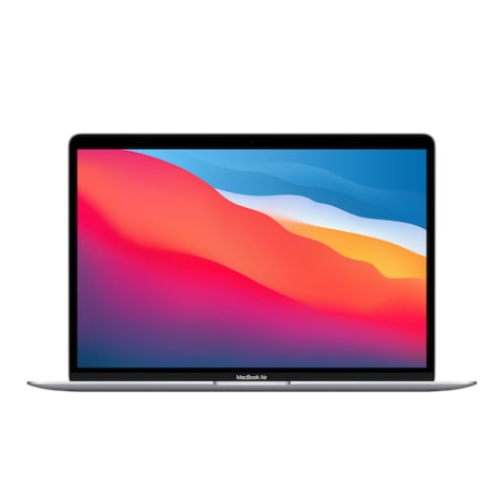 Laptop Apple MacBook Air 13, procesor Apple M1 (8 core),video (7 core), display 13.3", memorie 8GB, SSD 256GB,macOS Big Sur, Silver