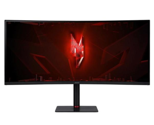 Monitor Gaming curbat LED VA ACER Nitro XV345CURV, 34", UWQHD, 165Hz, AMD FreeSync Premium, HDR10, negru