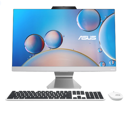 Sistem All in One PC ASUS  AMD Ryzen 5 7520U pana la 4.3GHz, 23.8" Full HD, 16GB LPDDR5, SSD 512GB, AMD Radeon 610M, alb