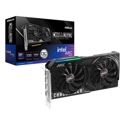 Placa video ASRock Intel Arc B570 Challenger OC 10GB, GDDR6, 160bit