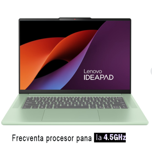 Laptop Lenovo IdeaPad Slim3 Procesor AMD Ryzen 7 7730u (up to 4.5GHz), 15.3" WUXGA, 16GB ddr4, 512GB SSD, AMD Radeon 680M, verde