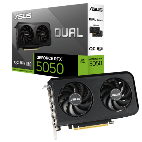 Placa video Asus Dual -RTX5050 8 GB GDDR6