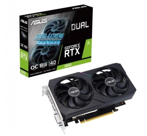 Placa video Asus Dual -RTX3050-O8G-V2 NVIDIA GeForce RTX 3050 8 GB GDDR6