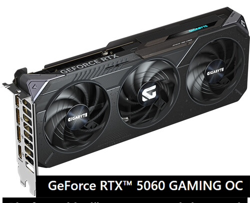Placa video Gigabyte nVidia GeForce RTX 5060 GAMING OC 8GB, GDDR7, 128 bit