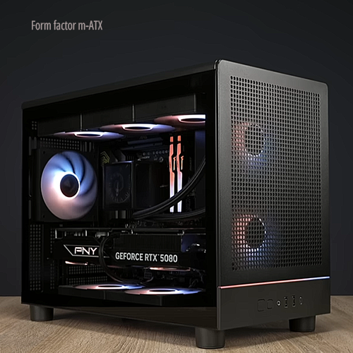 Setup8-carcasa mATX/3fan, montaj PC, Windows 11