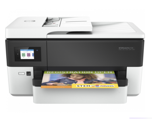 Multifunctional HP Officejet 7720 Wide Format e-All-in-One, Inkjet, Color, Format A3+, Duplex Fax, Retea, Wi-Fi