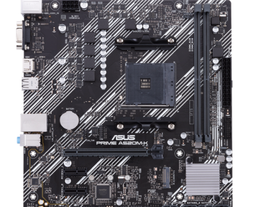 Placa de baza ASUS PRIME A520M-K ARGB, AMD A520, AM4, mATX