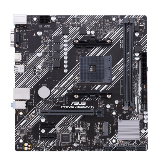 Placa de baza ASUS PRIME A520M-K ARGB, AMD A520, AM4, mATX