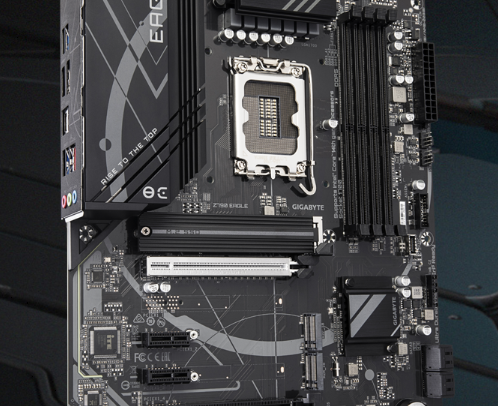 Placa de baza GIGABYTE Z790 EAGLE AX, DDR5, ATX, LGA1700, conexiuni Wireless, Bluetooth