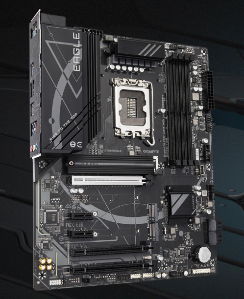 Placa de baza GIGABYTE Z790 EAGLE AX, DDR5, ATX, LGA1700, conexiuni Wireless, Bluetooth